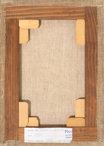Extra Strong (Vuoto come un coccio vuoto...) - Alighiero Boetti - 1991