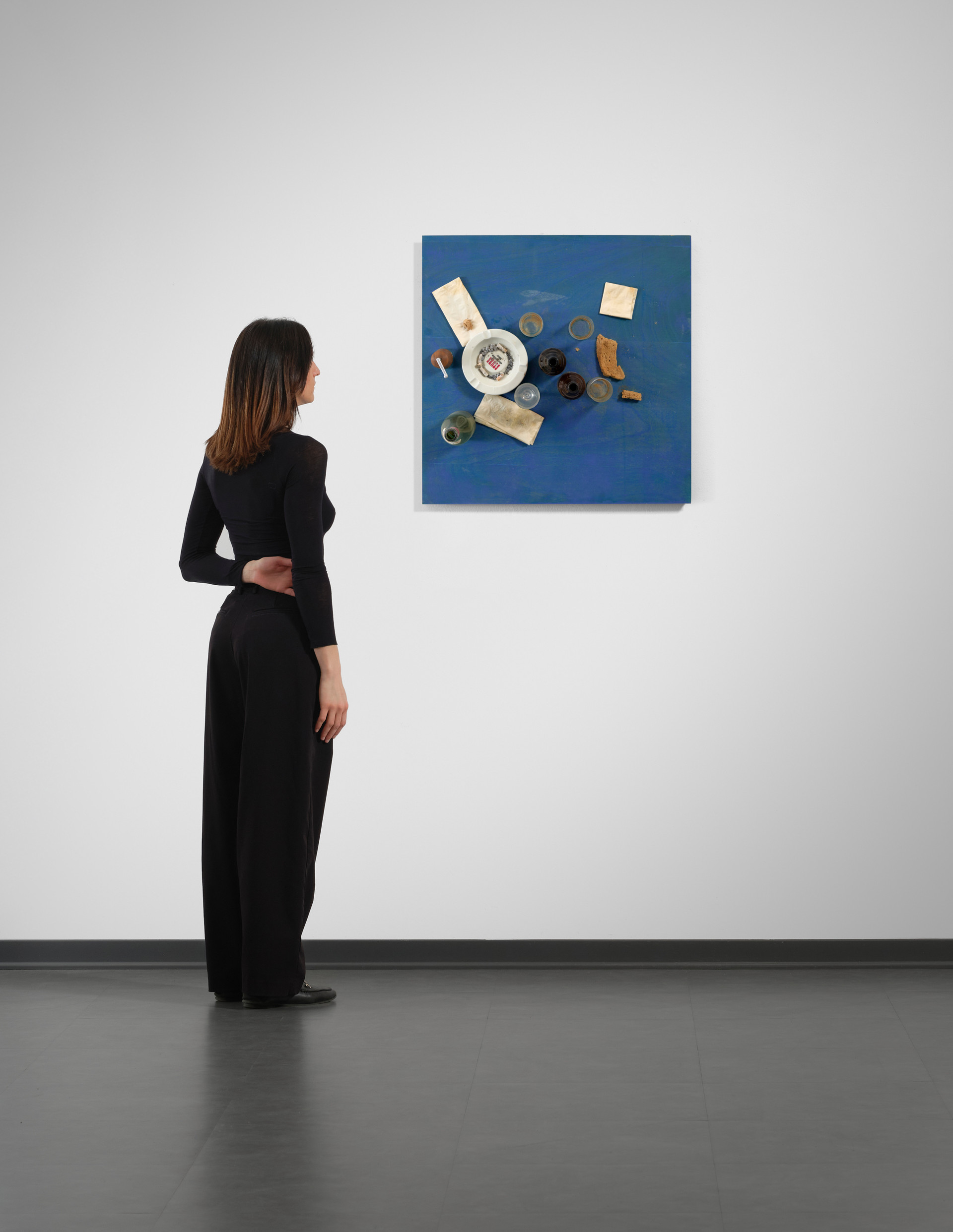 (7. Febr. '72) Tableau piège - Daniel Spoerri - 1972