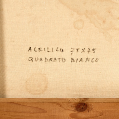 Quadrato bianco n. 4 - Bice Lazzari - 1975