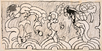 Ombres occidentales - Pierre Alechinsky - 1974
