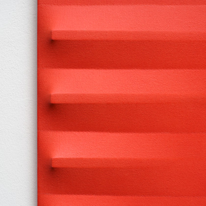 Rosso - Agostino Bonalumi - 1980