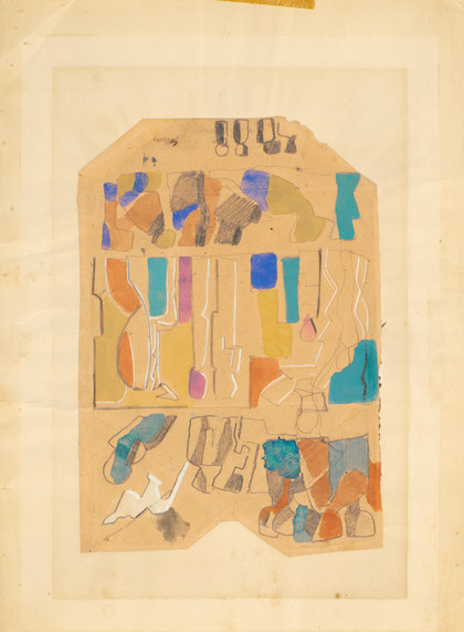 Composizione - Mario Sironi - 1948 ca. 