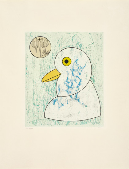 Oiseaux en péril - Max Ernst - 1975