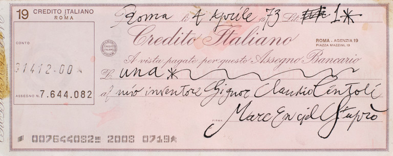 Untitled - Claudio Cintoli - 1973