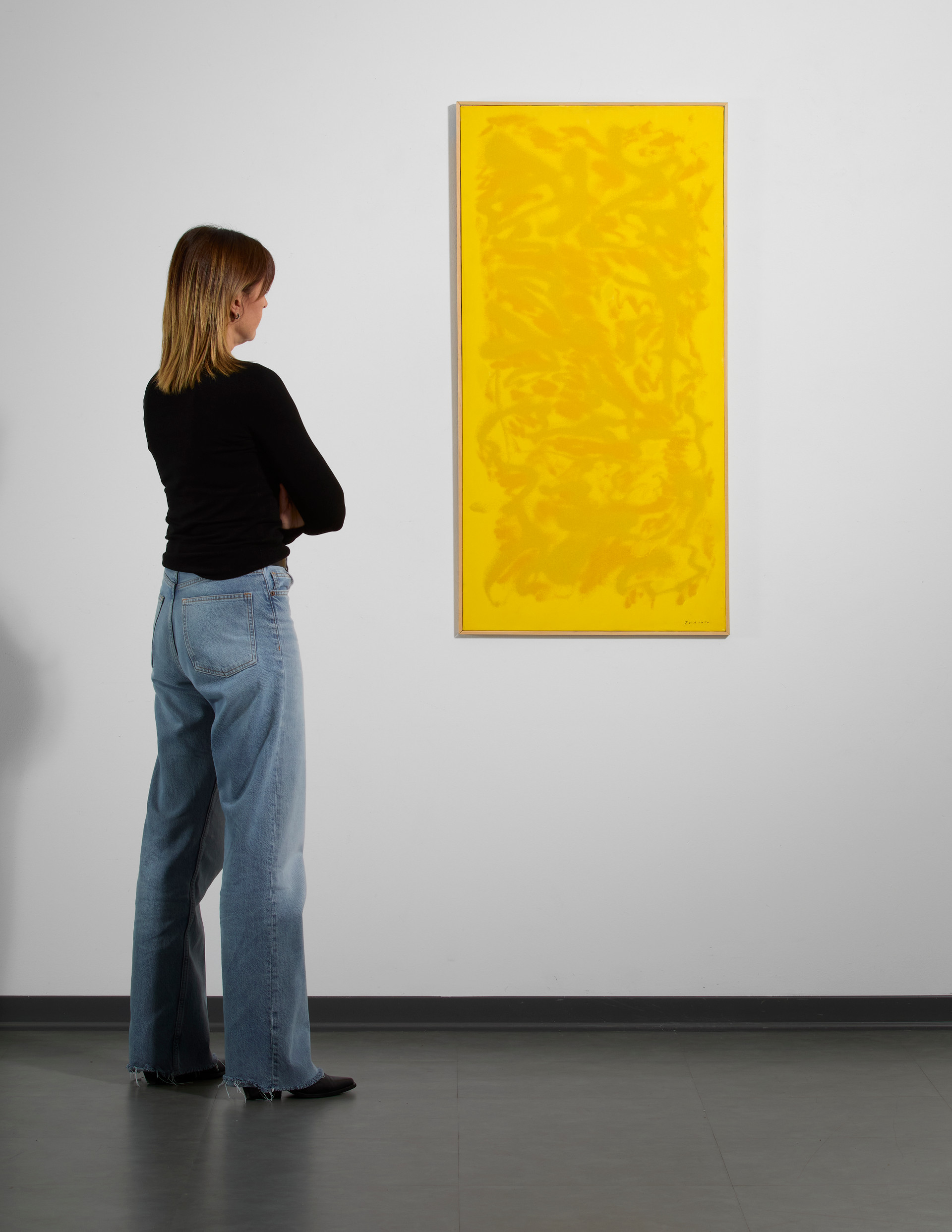 Cangiante giallo arancio - Giulio Turcato