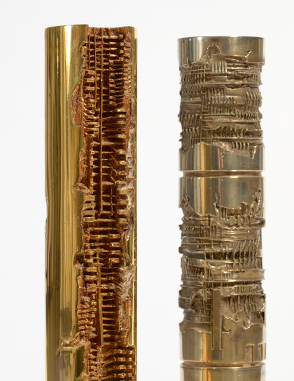 Colonne per Financial Plaza, Honolulu, studio - Arnaldo Pomodoro - 1969