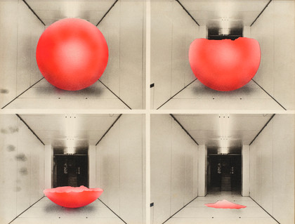 Progetto opera biodegradabile - Filippo Panseca - 1973