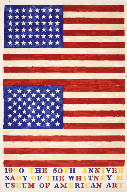 Two Flags (Whitney Anniversary) - Jasper Johns - 1980