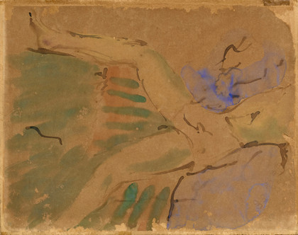 Nudo sdraiato - Filippo De Pisis  - anni '30