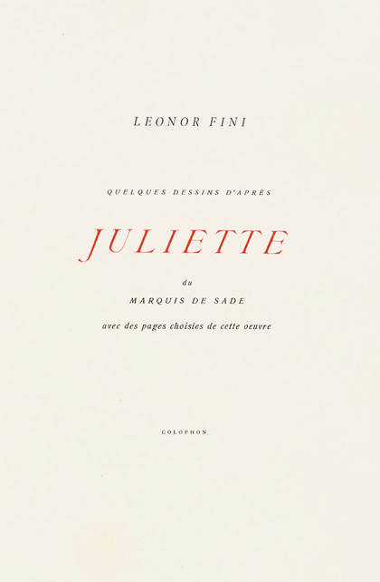 Juliette  - Leonor Fini