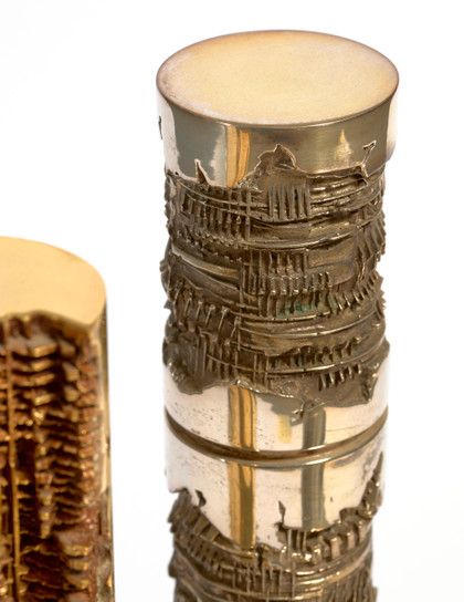 Colonne per Financial Plaza, Honolulu, studio - Arnaldo Pomodoro - 1969