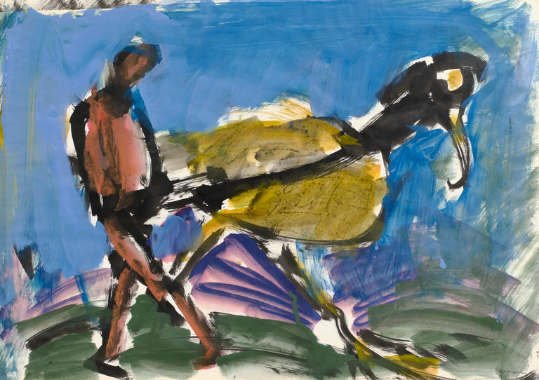 Untitled - Siegfried Anzinger - 1980