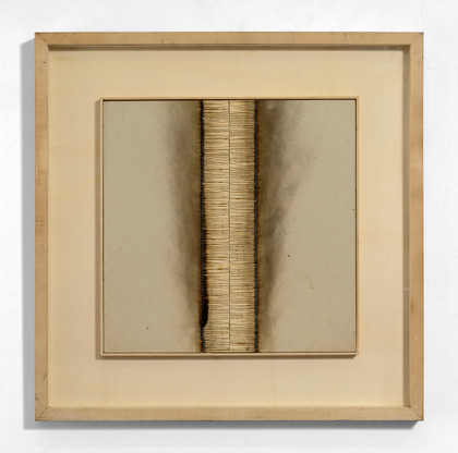 Dessin de feu  - Bernard Aubertin - 1974