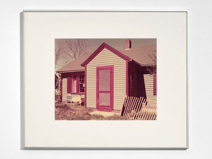 Kimballs Lane, Moody, Maine 1/17/74 - Stephen Shore - 1974-76