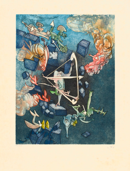 Untitled - Roberto Matta - 1976-77