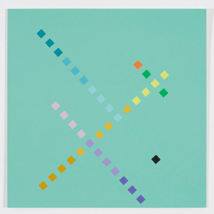 Colore-forma spaziocondizionanti: l'immagine costruita -    Cartella Grafiche - 1987