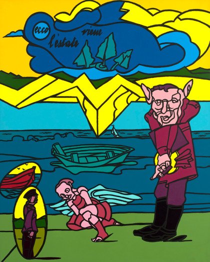 Il mare e la montagna - Valerio Adami - 2014-15