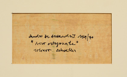 Nero ortogonale  - Sandro De Alexandris - 1969-70