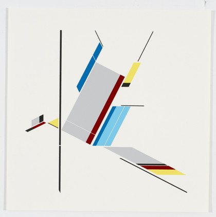 Colore-forma spaziocondizionanti: l'immagine costruita -    Cartella Grafiche - 1987