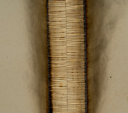 Dessin de feu  - Bernard Aubertin - 1974
