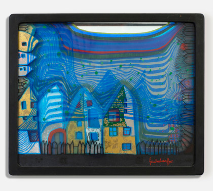 Fall in cloud - Fall in fog - Fall out - Friedensreich Hundertwasser - 1973-78