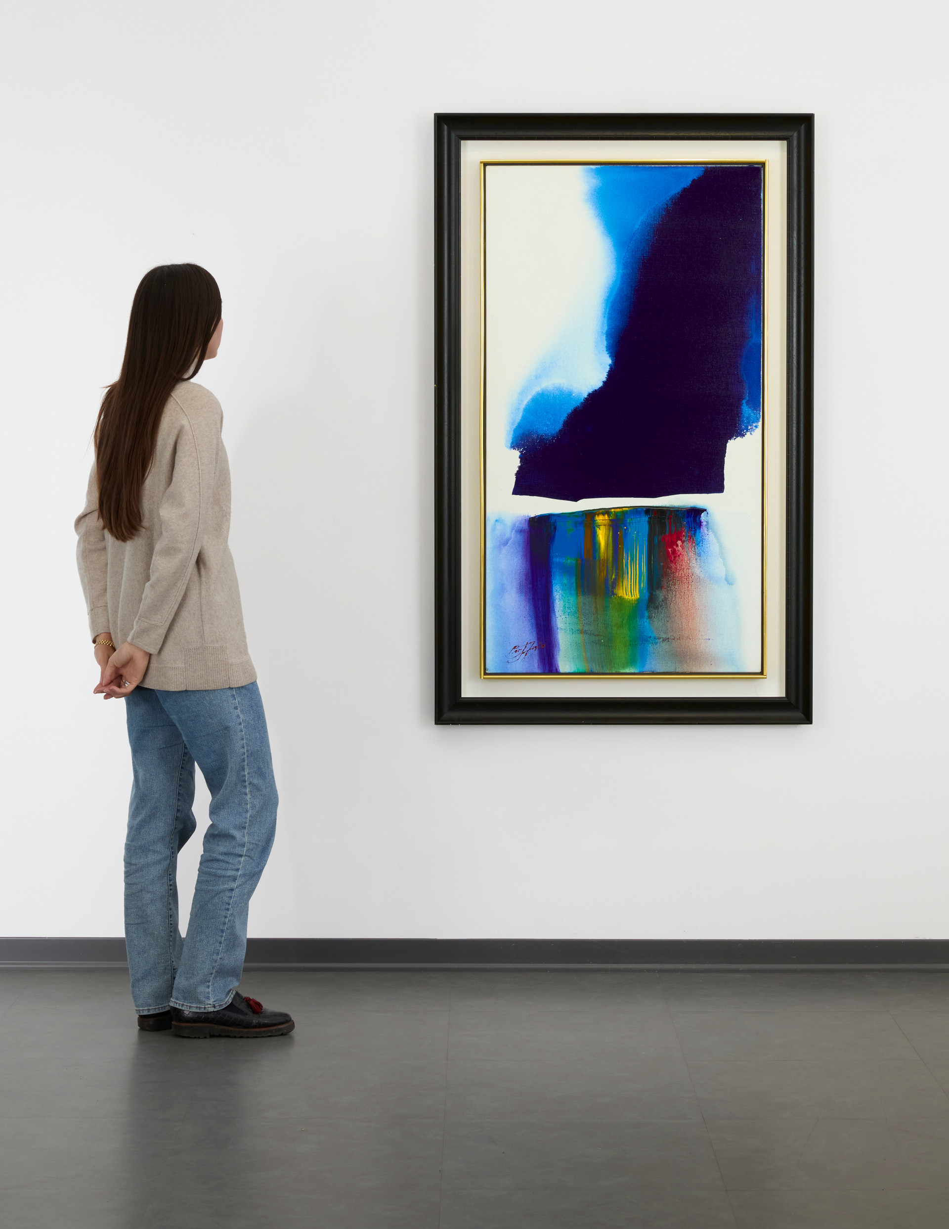 Phenomena Heritage Blue - Paul Jenkins - 1983