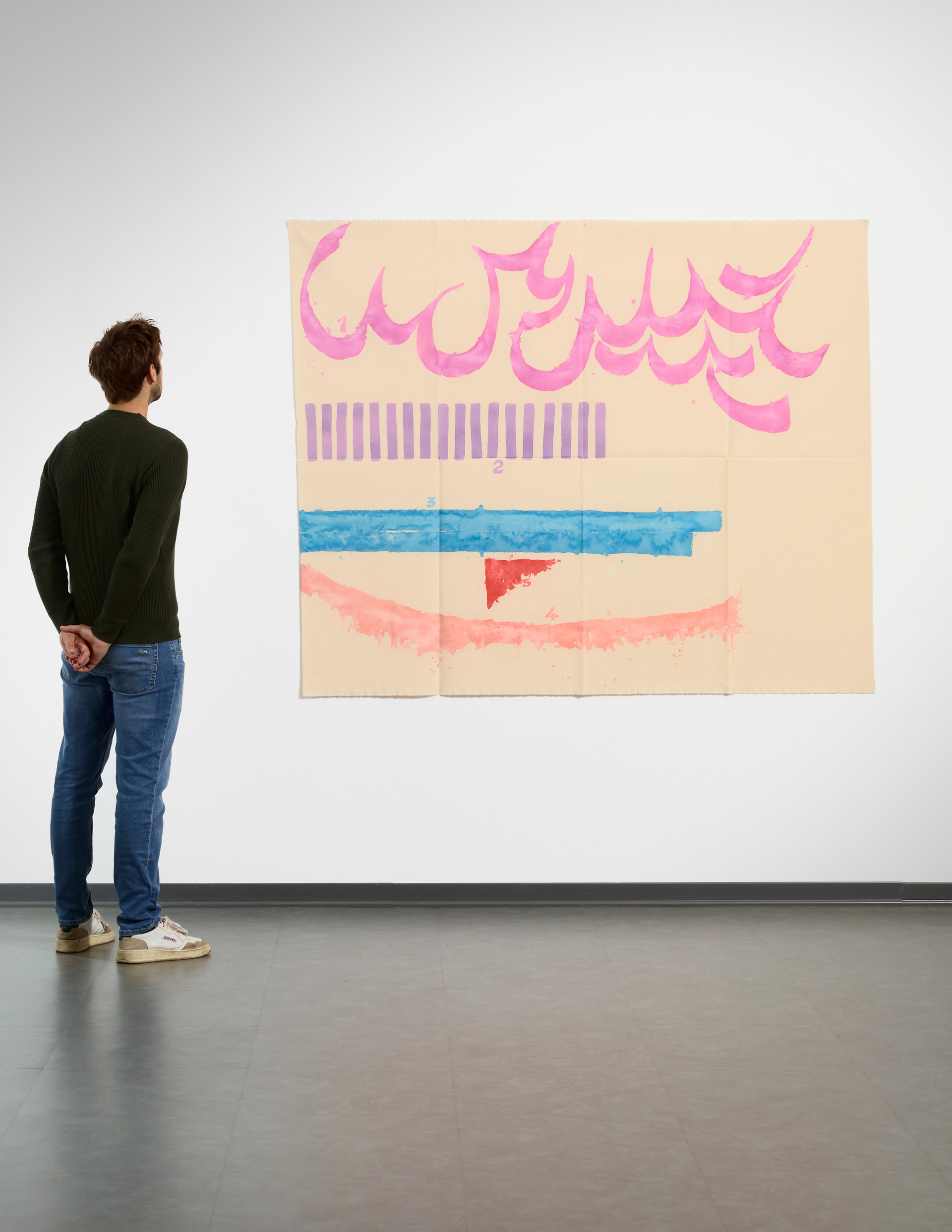 Cinque colori - Giorgio Griffa - 2003
