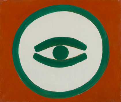 I tondi/occhi nello spazio - Virgilio Guidi - 1967