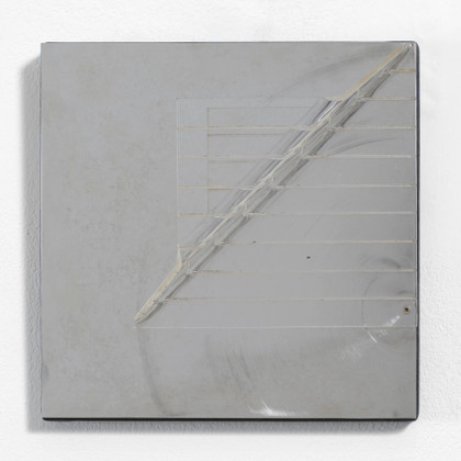 Percezione e trasformazione di due superfici quadrate - Colette Dupriez - 1990