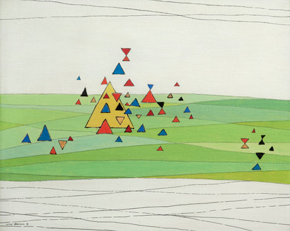 Triangolo giallo - Luigi Veronesi - 1951