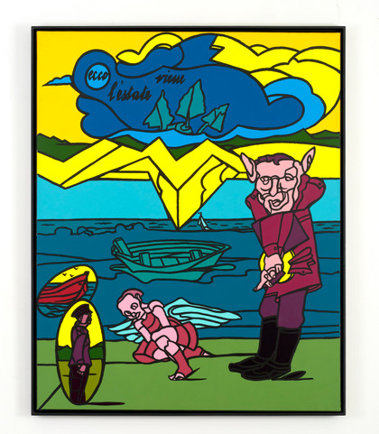 Il mare e la montagna - Valerio Adami - 2014-15