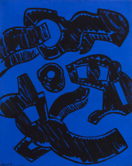 Grigioscurocobalto - Carla Accardi - 1997