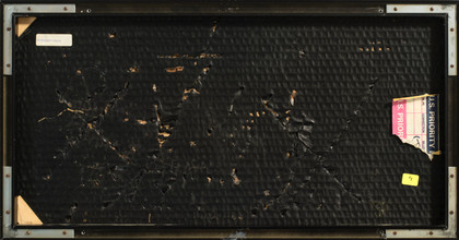 Composiciò sobre gris - Antoni Tàpies - 1980