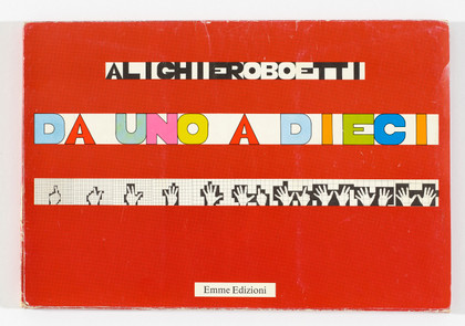Da uno a dieci - Alighiero Boetti - 1980