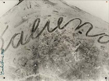 Identico alieno - Emilio Prini - 1968