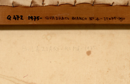 Quadrato bianco n. 4 - Bice Lazzari - 1975