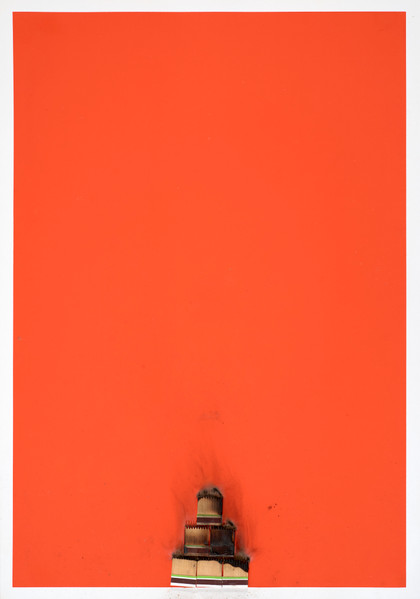 Dessin de feu - Bernard Aubertin - 1974