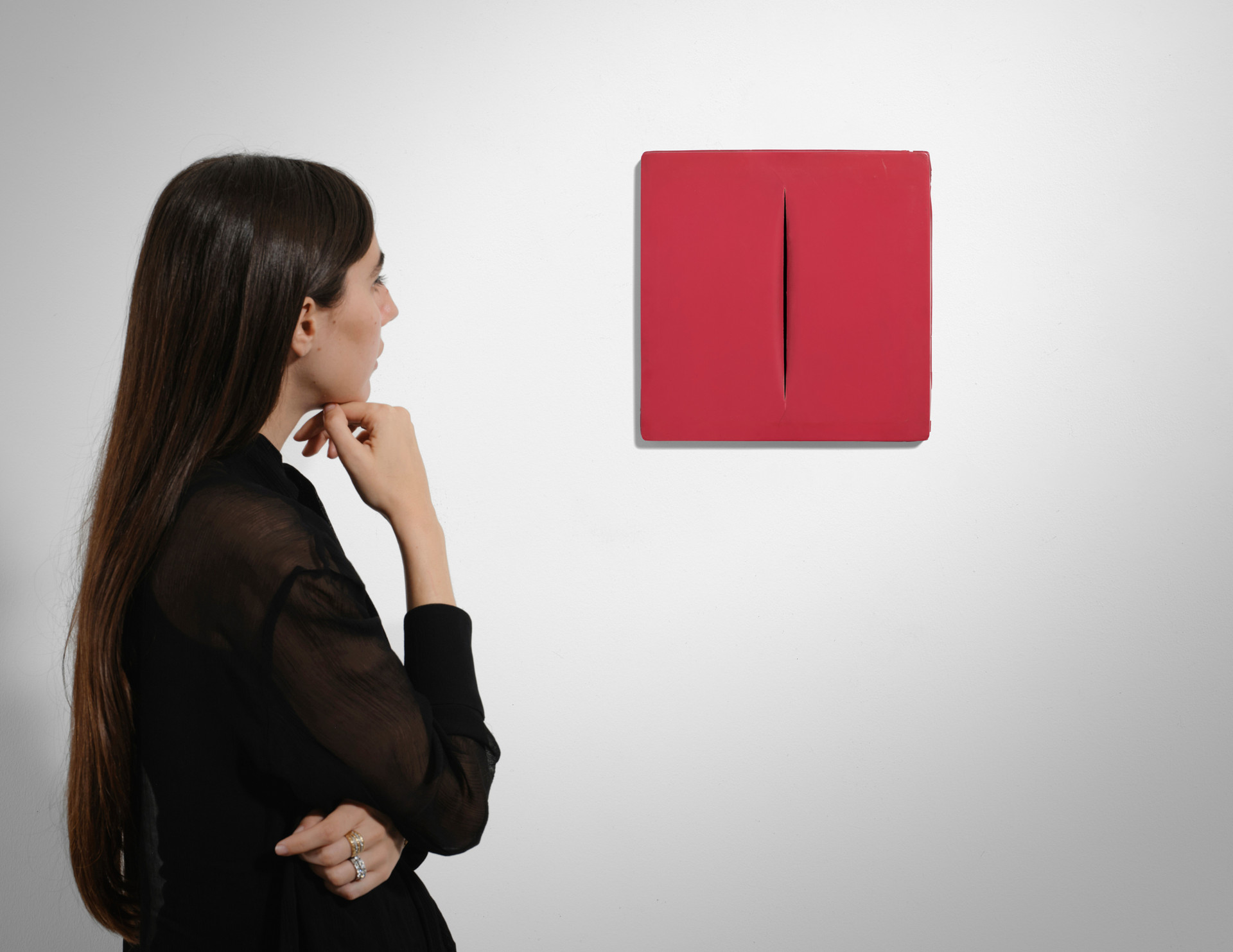 Concetto spaziale - Lucio Fontana - 1968