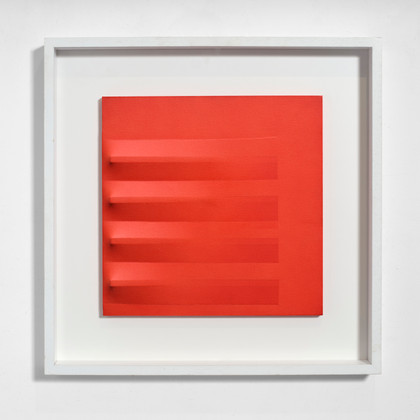 Rosso - Agostino Bonalumi - 1980