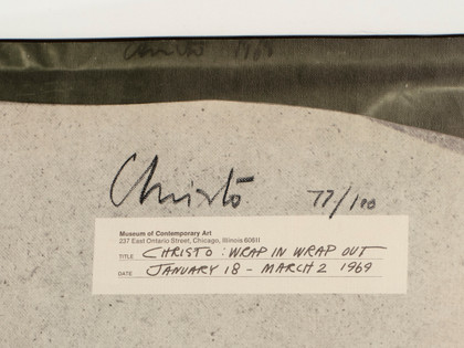 Wrapped Painting  - Christo - 1969
