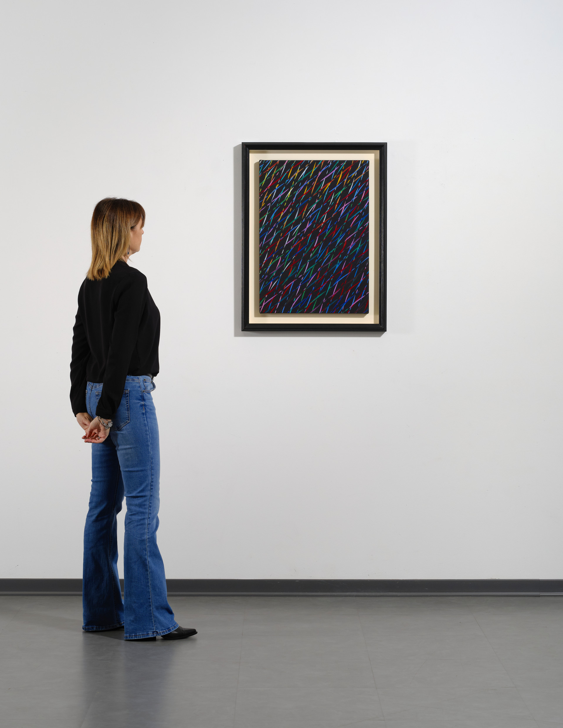 Melisma bleu - Piero Dorazio - 1989
