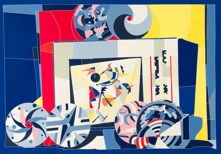 Still life e Kandinsky - Ugo Nespolo - 1985