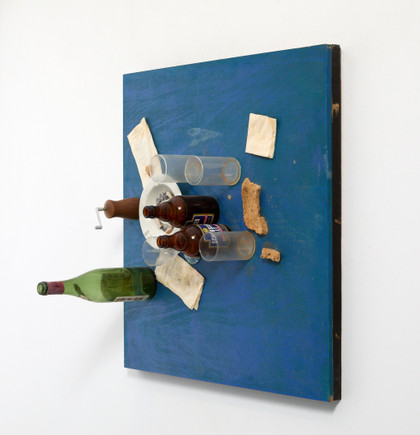 (7. Febr. '72) Tableau piège - Daniel Spoerri - 1972