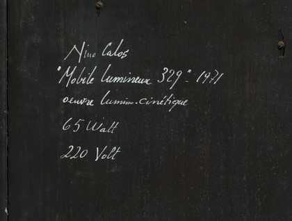Mobile Lumineux 329 - Nino Calos - 1971