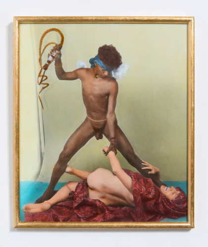 Cupido et colore castigati per ardore e dolore ad ore - Luigi Ontani