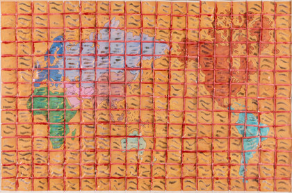 Mondo bruciato ready made  - Maurizio Galimberti - 2005