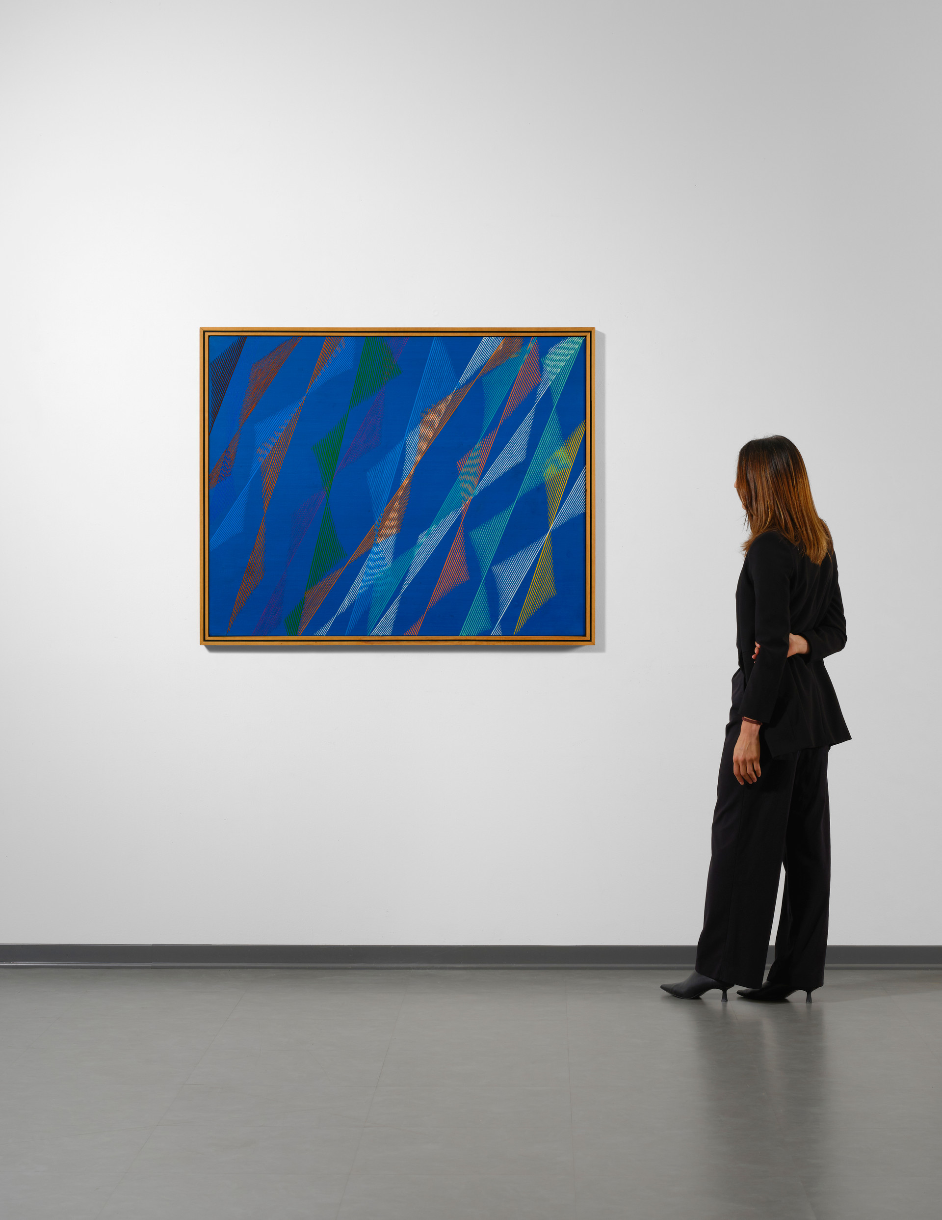 A gonfie vele II - Piero Dorazio - 1990