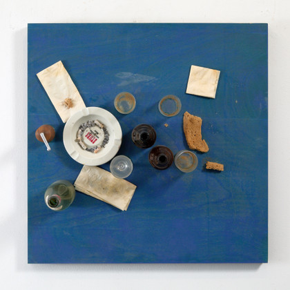 (7. Febr. '72) Tableau piège - Daniel Spoerri - 1972