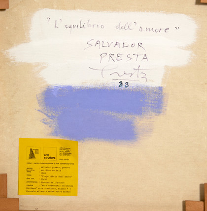 L'equilibrio dell'amore - Salvador Presta - 1988