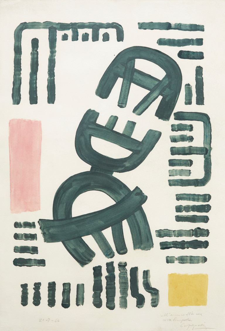 Senza titolo - Giuseppe Capogrossi - 1964